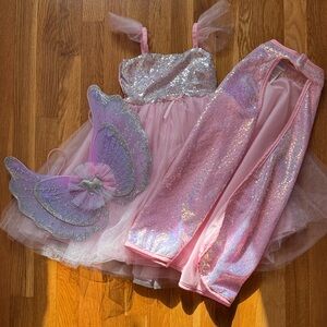 Sparkling Pink Fairy Costume for Kids